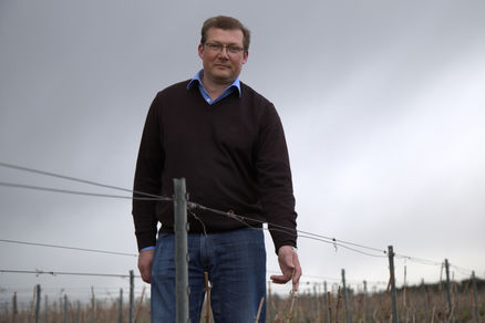 Philippe Paques in Champagne Vineyards